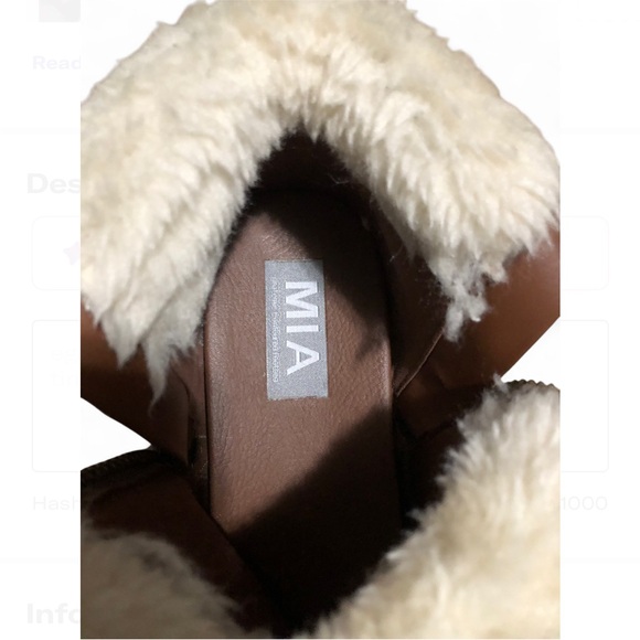 MIA Brown Faux Fur Winter Boots - Picture 5 of 5